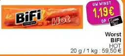 Cora Worst BIFI aanbieding