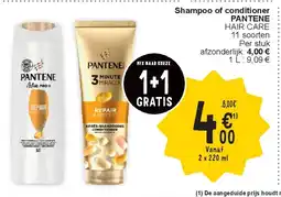 Cora Shampoo of conditioner PANTENE aanbieding