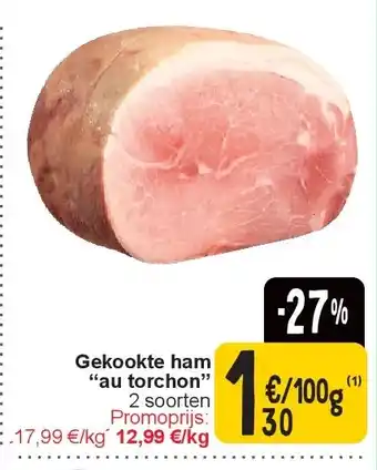 Cora Gekookte ham “au torchon” aanbieding