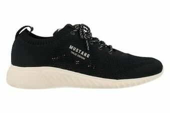 Mustang Veterschoen Dames Sneakersock - Blauw