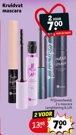 Kruidvat Kruidvat mascara aanbieding