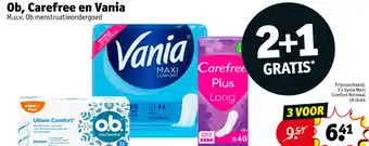 Kruidvat Ob, Carefree en Vania aanbieding