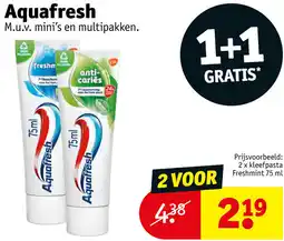 Kruidvat Aquafresh aanbieding