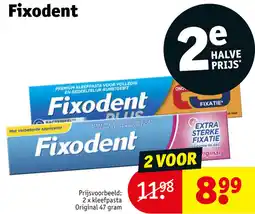 Kruidvat Fixodent aanbieding