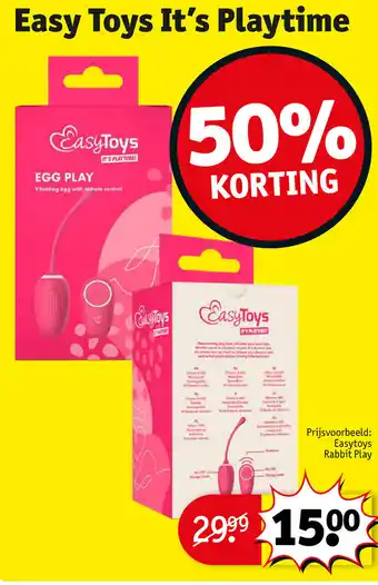 Kruidvat Easy Toys It's Playtime aanbieding