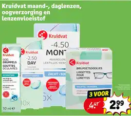 Kruidvat Kruidvat maand-, daglenzen, oogverzorging en lenzenvloeistof aanbieding