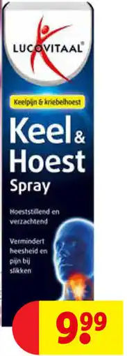 Kruidvat Lucovitaal keel & hoest spray aanbieding