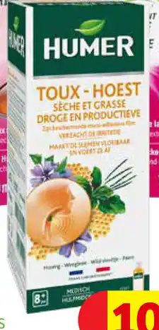 Kruidvat Humer toux-hoest seche et grasse droge en productieve aanbieding