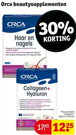 Kruidvat Orca beautysupplementen aanbieding