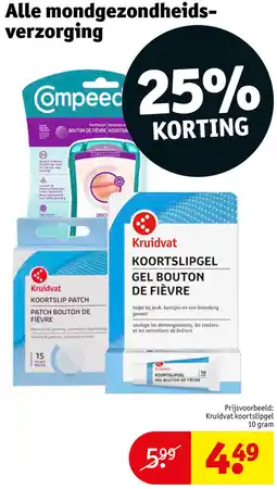 Kruidvat Alle mondgezondheidsverzorging aanbieding