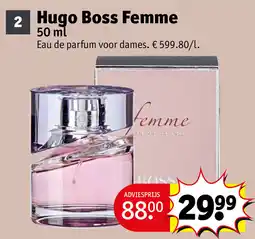 Kruidvat Hugo Boss Femme aanbieding