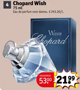 Kruidvat Chopard Wish aanbieding