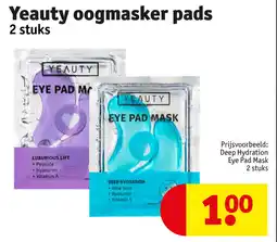 Kruidvat Yeauty oogmasker pads aanbieding