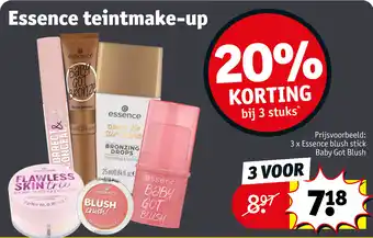 Kruidvat Essence Teintmake Up aanbieding