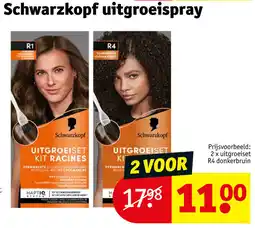 Kruidvat Schwarzkopf uitgroeispray aanbieding