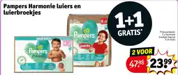 Kruidvat Pampers Harmonie luiers en Luierbroekjes aanbieding