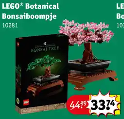 Kruidvat Lego Botanical Bonsaiboompje aanbieding