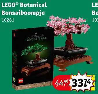 Kruidvat Lego Botanical Bonsaiboompje aanbieding