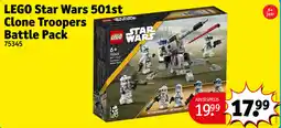 Kruidvat Lego Star Wars 501st Clone Troopers Battle Pack 75345 aanbieding