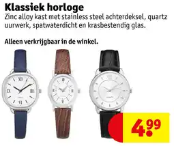 Kruidvat Klassiek Horloge aanbieding