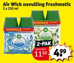 Kruidvat Air Wick Navulling Freshmatic aanbieding