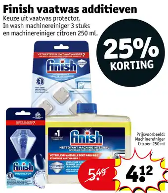 Kruidvat Finish vaatwas additieven aanbieding