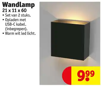 Kruidvat Wandlamp aanbieding