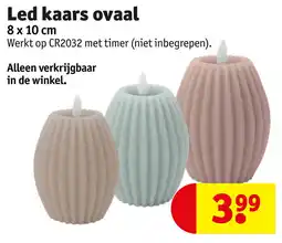 Kruidvat Led kaars ovaal aanbieding