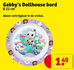 Kruidvat Gabby's Dollhouse bord aanbieding