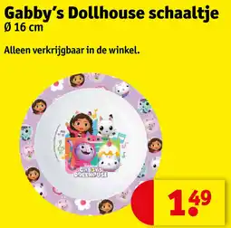 Kruidvat Gabby's Dollhouse schaaltje aanbieding