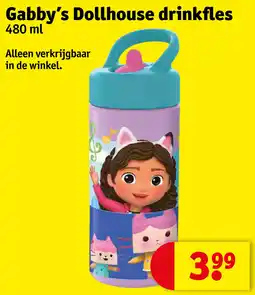 Kruidvat Gabby's Dollhouse drinkfles aanbieding