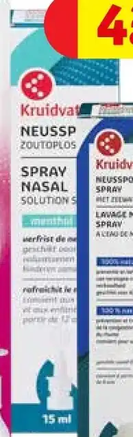 Kruidvat Kruidva NEUSSP aanbieding