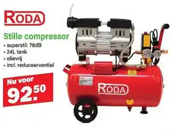 Van Cranenbroek Roda Stille Compressor aanbieding