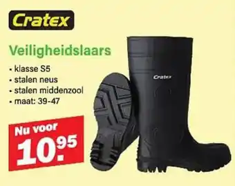 Van Cranenbroek Cratex Veiligheidslaars aanbieding