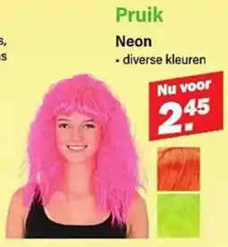 Van Cranenbroek Pruik Neon aanbieding