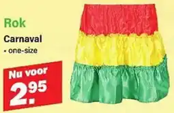 Van Cranenbroek Rok Carnaval aanbieding