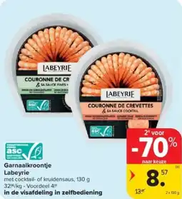 Carrefour Garnaalkroontje Labeyrie aanbieding