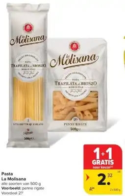 Carrefour Pasta La Molisana aanbieding