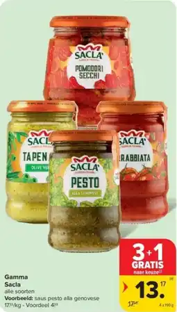 Carrefour Gamma Sacla aanbieding