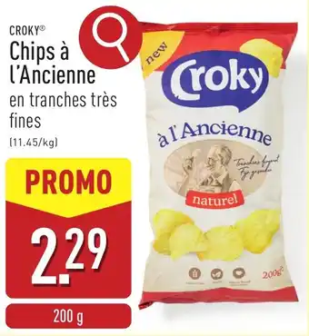 ALDI Croky Chips à L'Ancienne aanbieding