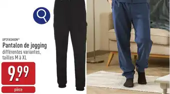 ALDI UP2FASHION Pantalon de jogging aanbieding