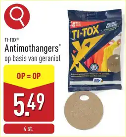 ALDI Ti-Tox Antimothangers aanbieding