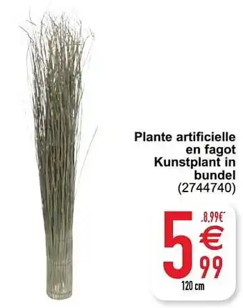Plante artificielle en fagot kunstplant in bundel
