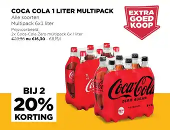 Jumbo Coca Cola 1 Liter Multipack aanbieding