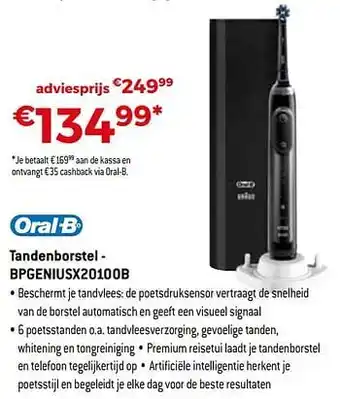 Oral-b tandenborstel - bpgeniusx20100b