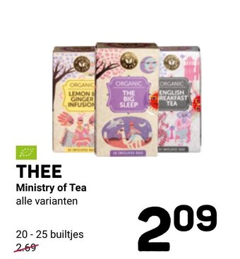 Ekoplaza Thee Ministry of Tea aanbieding