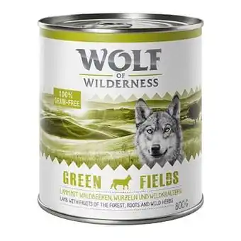Zooplus 6x800g White Infinity Paard Wolf of Wilderness Hondenvoer aanbieding