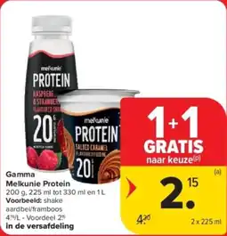 Carrefour Gamma Melkunie Protein aanbieding