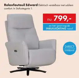 Woonsquare Relaxfauteuil Edward aanbieding