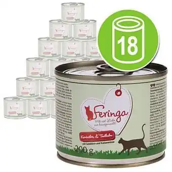 Zooplus 18x200g Menu Duo-Soorten Feringa Kattenvoer aanbieding